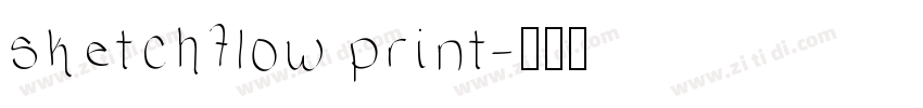 sketchflow print字体转换